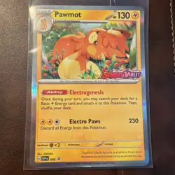 Pokemon TCG Pawmot SVP 006 Prerelease Scarlet & Violet Black Star Promo NM - Image 4
