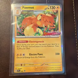Pokemon TCG Pawmot SVP 006 Prerelease Scarlet & Violet Black Star Promo NM - Image 5