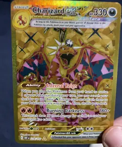 Pokemon TCG Charizard EX Obsidian Flames 228/197 Flame & Energy - Image 1