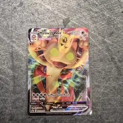 2020 Pokemon Sword & Shield MEOWTH VMax SWSH005 Black Star Promo - Image 1