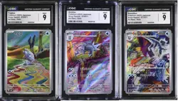 ✨✨ 3 CGC 9 Slabs Frigibax 075/071 Arctibax 076/071 Baxcalibur 077/071 Pokemon - Image 1