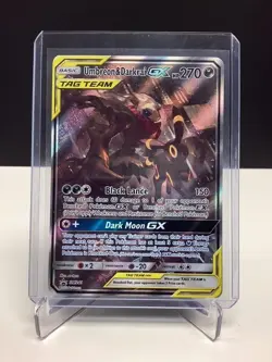 TCG Pokemon Umbreon & Darkrai GX Tag Team Black Star Promo SM241 - Image 1