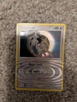 Pokemon TCG Arceus Arceus AR5/9 Holo Holo Rare - Image 1