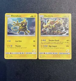 Pokemon Electabuzz & Electivire - 43/147 - Battle Academy - Pikachu Stamped - Image 1