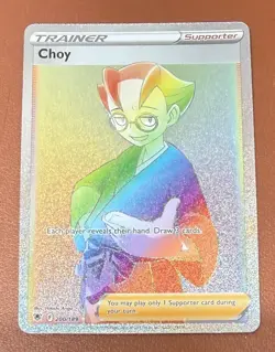 Pokemon tcg Choy 200/189 Rainbow Rare Full Art Astral Radiance NM/M Pack Fresh - Image 1