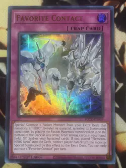 Yugioh: Favorite Contact - POTE-EN069 - Ultra Rare - 1st Edition - NM - Image 1