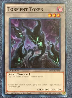 Torment Token - SR06-ENTKN - yugioh Common - 1st Edition Lightly Played - Image 1