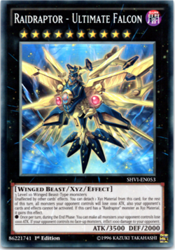 Raidraptor - Ultimate Falcon - SHVI-EN053 - Super Rare - 1st Edition Yugioh - Image 1