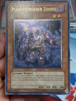 Slight Foil Shift Ultimate Rare Plaguespreader Zombie CSOC-EN031 LP - Image 2