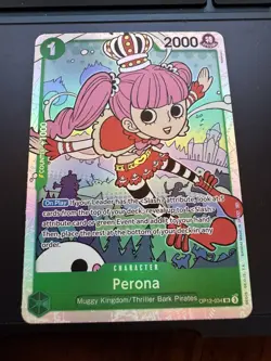 One Piece Tcg Legacy Of The Master Perona OP12-034 SR English - Image 1