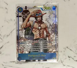 OP13-119( Carrying On His Will) Portgas D Ace SEC (One Piece TCG) ENGLISH - Image 4