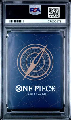 2025 ONE PIECE OP12-037 LEGACY OF THE MASTER DEAD MAN'S GAME ALT ART PSA 10 - Image 2