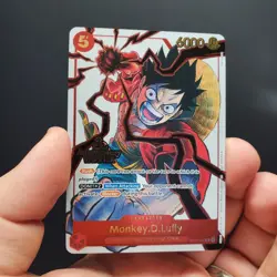 Monkey D. Luffy OP13 3rd Anniversary Winner One Piece TCG English ST01 012 Dent - Image 1