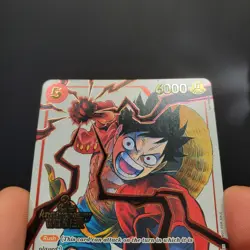 Monkey D. Luffy OP13 3rd Anniversary Winner One Piece TCG English ST01 012 Dent - Image 2