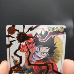 Monkey D. Luffy OP13 3rd Anniversary Winner One Piece TCG English ST01 012 Dent - Image 3
