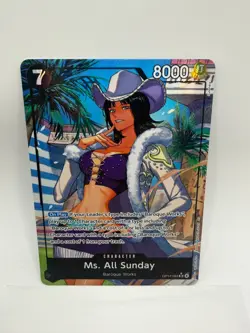 One Piece CCG: The Azure Sea’s Seven - Ms. All Sunday Alt Art OP14-084 - English - Image 1