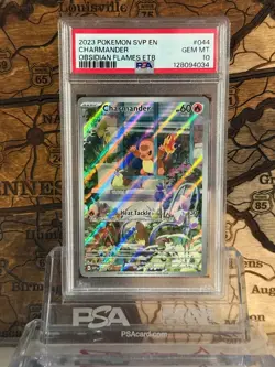 Charmander 044 Sv: Scarlet & Violet Promo Cards Holo PSA 10 - Image 1