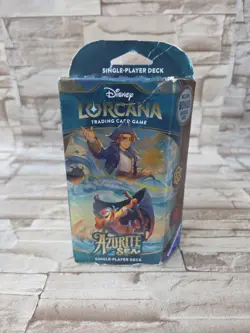 Disney Lorcana TCG Azurite Sea Amber & Ruby Starter Deck [60 Cards] - Image 1
