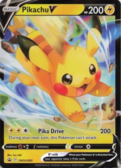 Pikachu V - Promo Holo SWSH: Sword & Shield Promo Cards SWSH285 NM - Image 1
