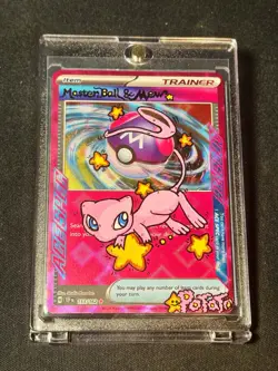 Pokemon TCG Mew Gold Star Hand draw DIY Master ball Energy Card ⭐ - Image 1