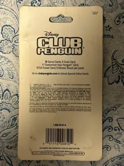 Sealed Topps Disney Club Penguin Card Jitsu Series 1 Booster Blister Pack - Image 2