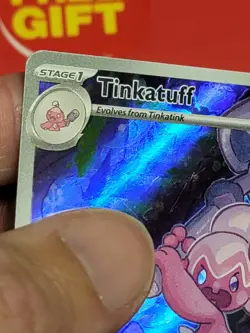 Tinkatuff Illustration Rare Paldea Evolved Pokemon Card 2023 Nintendo 217/193 - Image 4