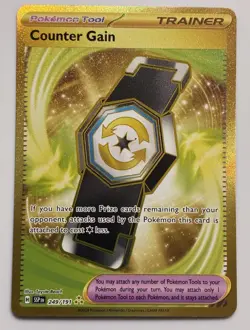Counter Gain 249/191 Sv08: Surging Sparks Hyper Rare gold card - Image 1