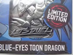 Yu-Gi-Oh ! Limited Edition BLUE EYES TOON DRAGON Metal Card NEW AND SEALED - Image 2