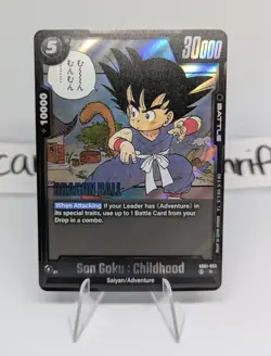 Son Goku : Childhood SB01-053 R Dragon Ball Super Card Game Fusion World - Image 1