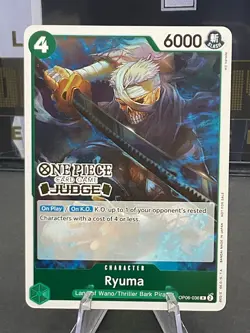 Ryuma Judge Pack Vol. 4 One Piece Foil Stamped Promo Card OP06-036 - Image 1