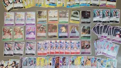 Reiju & Kata One Piece Card Game Card Lot Of 160 Cards TCG English!! Foils Rares - Image 2