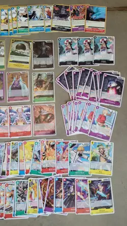 Reiju & Kata One Piece Card Game Card Lot Of 160 Cards TCG English!! Foils Rares - Image 3