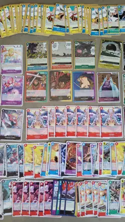 Reiju & Kata One Piece Card Game Card Lot Of 160 Cards TCG English!! Foils Rares - Image 4