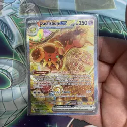 Pokemon TCG Stellar Crown Dachsbun EX SIR Holo Card 169/142 Near Mint - Image 1
