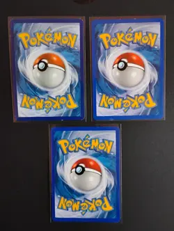 Pikachu 3 Card Vintage Lot Yellow Cheeks Base Set Jungle Breakthrough Pokemon - Image 2