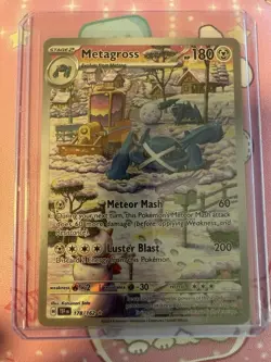 Pokemon TCG Metagross 178/162 Temporal Forces Holo Card Illustration Rare - Image 1