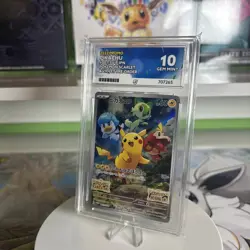 ACE 10 Gem Mint Pikachu Promo 001/SV-P - Scarlet & Violet Japanese Graded Card - Image 2