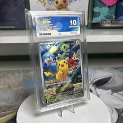 ACE 10 Gem Mint Pikachu Promo 001/SV-P - Scarlet & Violet Japanese Graded Card - Image 3