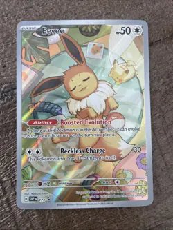 Eevee 173 Sv: Scarlet & Violet Promo Holo Pokemon Card NM Free Shipping - Image 1