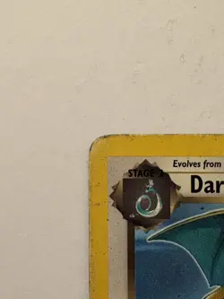 Pokemon Dark Dragonite Card 5/82 Team Rocket RARE MISPRINT Holo Error READ DESC - Image 2
