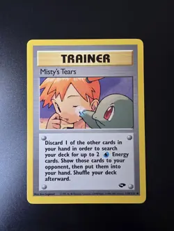 NM Pokemon Card - Misty's Tears Gym Challenge 118/132 Uncommon NEAR MINT - Image 1