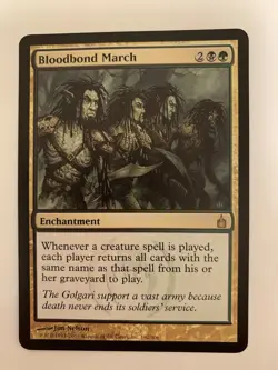 MTG NM Bloodbond March Ravnica: City of Guilds Free Ship In The US Tracking - Image 1