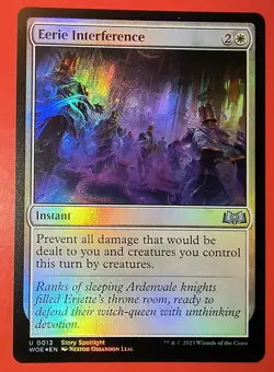 MTG /Eerie Interference/(Foil) - Wilds of Eldraine NM/M Condition #0012 - Image 1