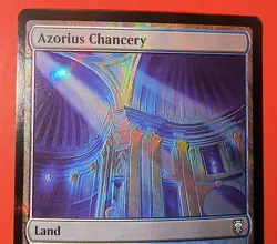 MTG, MAGIC: AZORIOUS CHANCERY/ *RIPPLE FOIL* - M3C #0319 - NM / RARE - LAND - Image 2