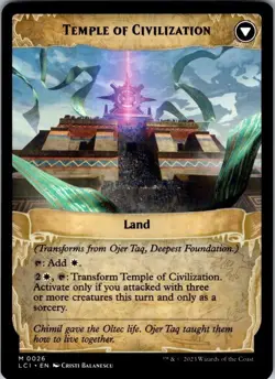 Ojer Taq, Deepest Foundation 26 The Lost Caverns of Ixalan NM MTG - Image 2