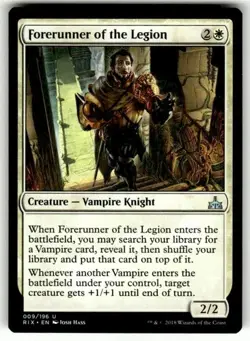 Forerunner of the Legion - U - Reg - NM - Rivals of Ixalan - MTG - Image 1