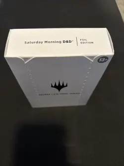 Magic the gathering Saturday Morning D&D Secret Lair Foil Edition factory Sealed - Image 1