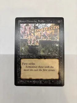 Stone - Throwing Devils - Magic the Gathering MtG - Arabian Nights - Image 1