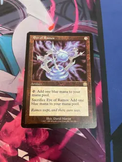 MTG - EYE OF RAMOS - MERCADIAN MASQUES - RARE - MP - Image 1