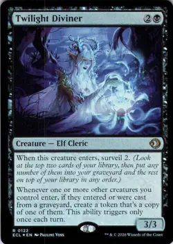 MTG Twilight Diviner (122) | NM Foil | Lorwyn Eclipsed {ECL} - Image 2